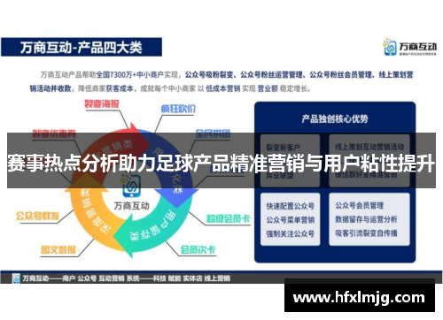 赛事热点分析助力足球产品精准营销与用户粘性提升